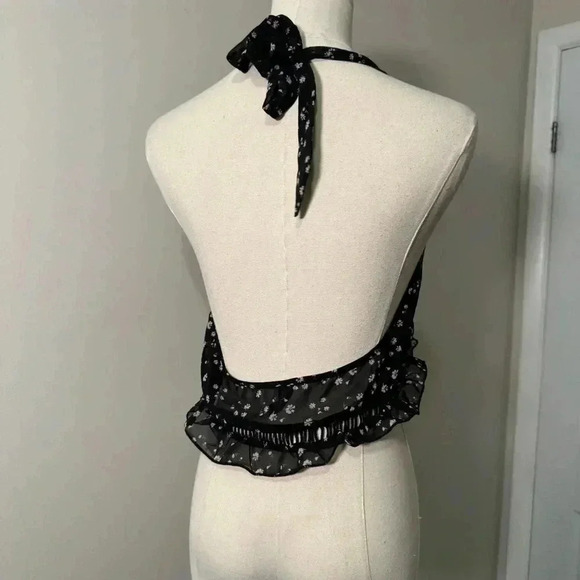 NWOT HAUTE NORDSTROM BONDED HALTER BRALETTE S - Picture 4 of 5